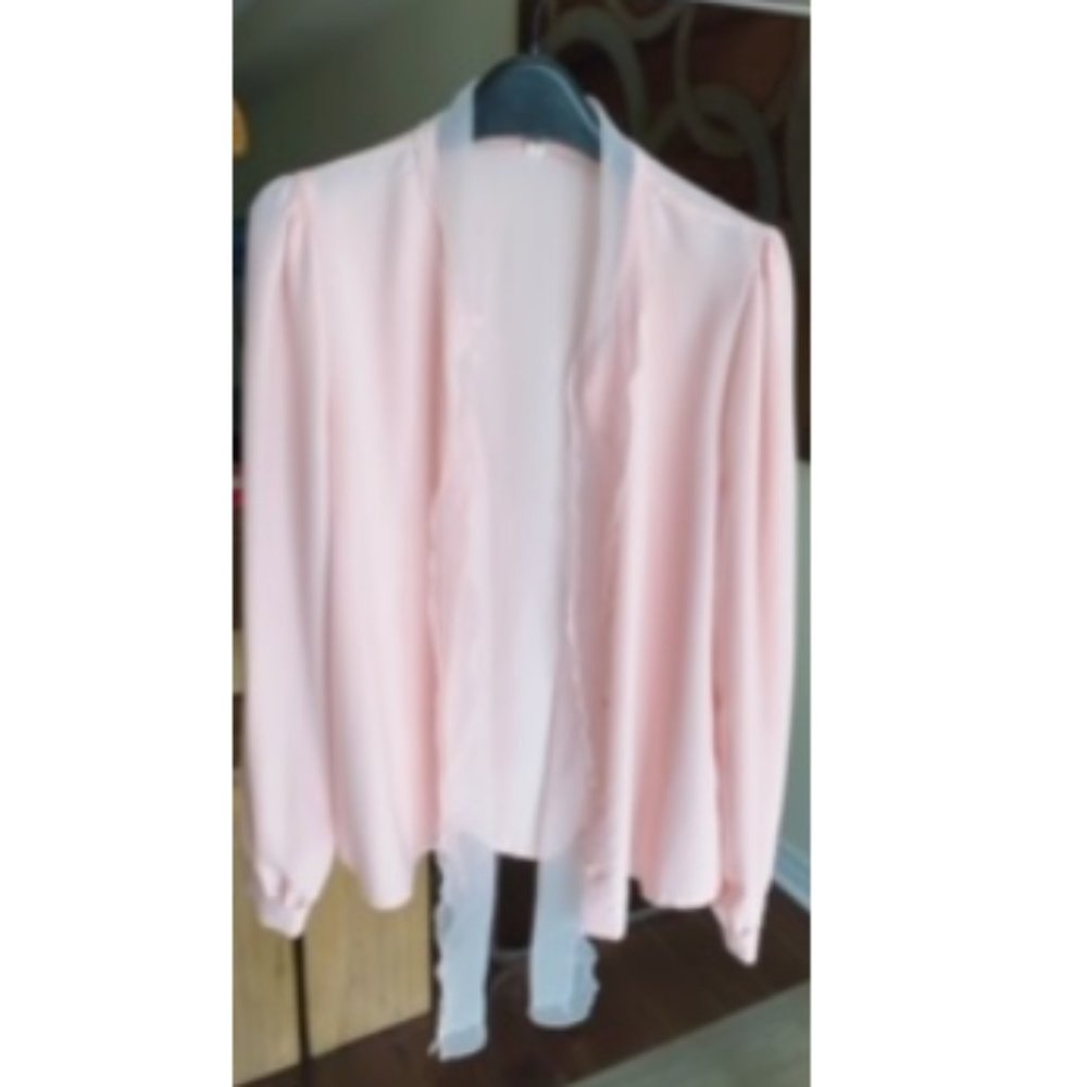 Pink cardigan
